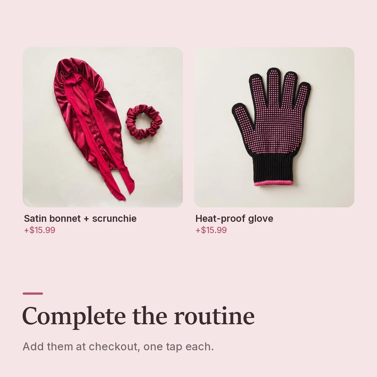 Complete the routine